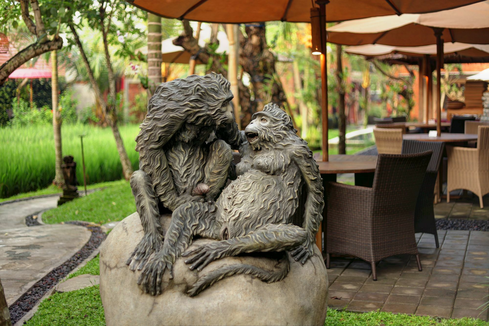 Gana Hotel & Restaurant Ubud Buitenkant foto